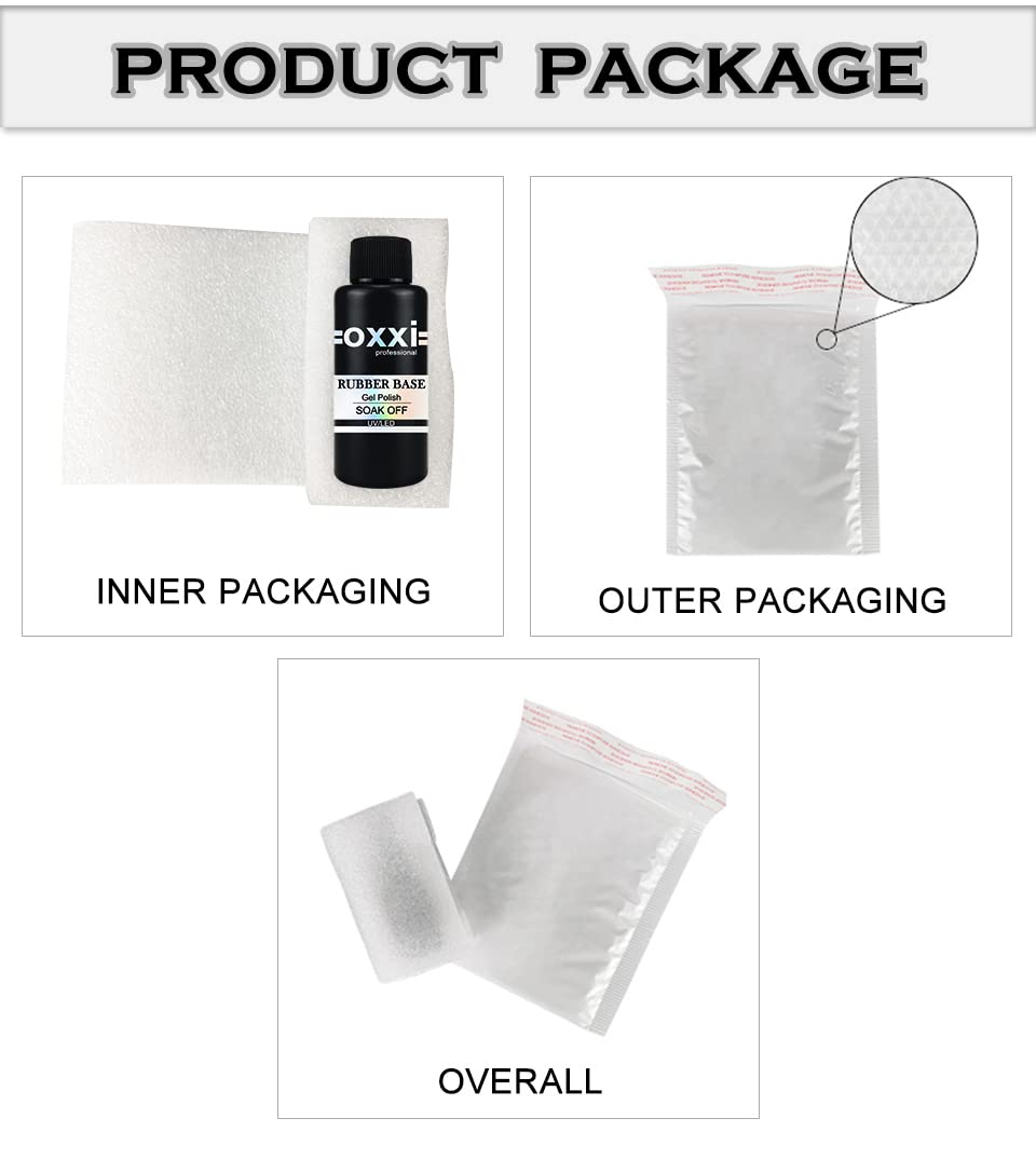OXXI Professional 50ML HEMA-Free TPO-Free Nail Gel Refill