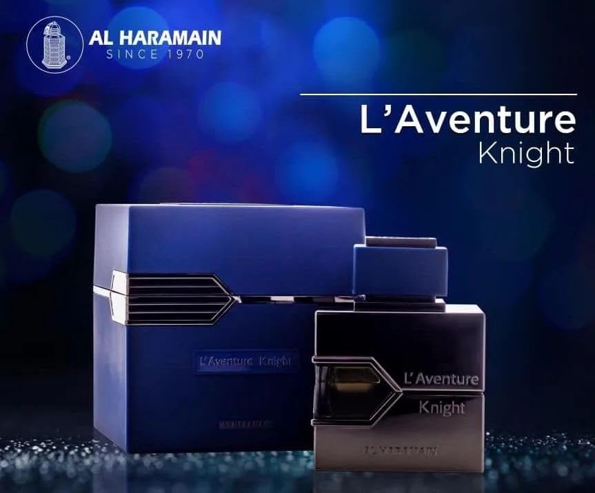 Al Haramain L'Aventure Knight Men's Fragrance, 3.4 Fl Oz