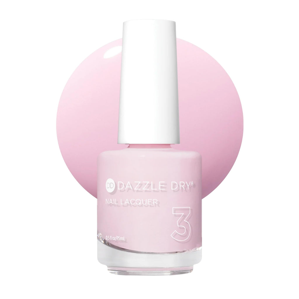Dazzle Dry Nail Lacquer Step 3 – Girlishly Giddy Light Pink