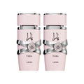 Lattafa Yara Amber Vanilla Eau de Parfum for Women, 3.4 oz Pack of 2