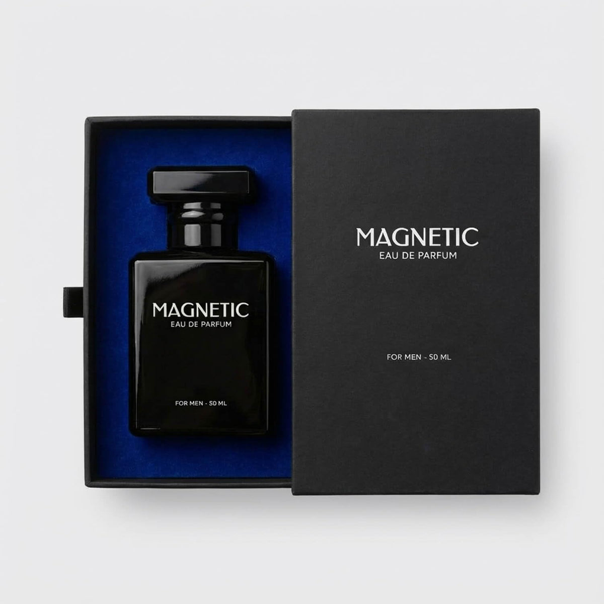 Magnetic Eau de Parfum for Men with Pheromone-Inspired FEROMAX Formula, 50mL