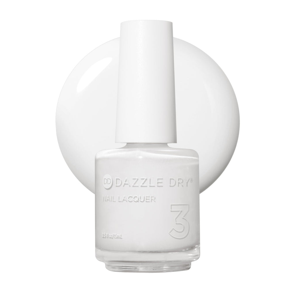 Dazzle Dry Nail Lacquer Step 3 – White Lightning, 0.5 fl oz