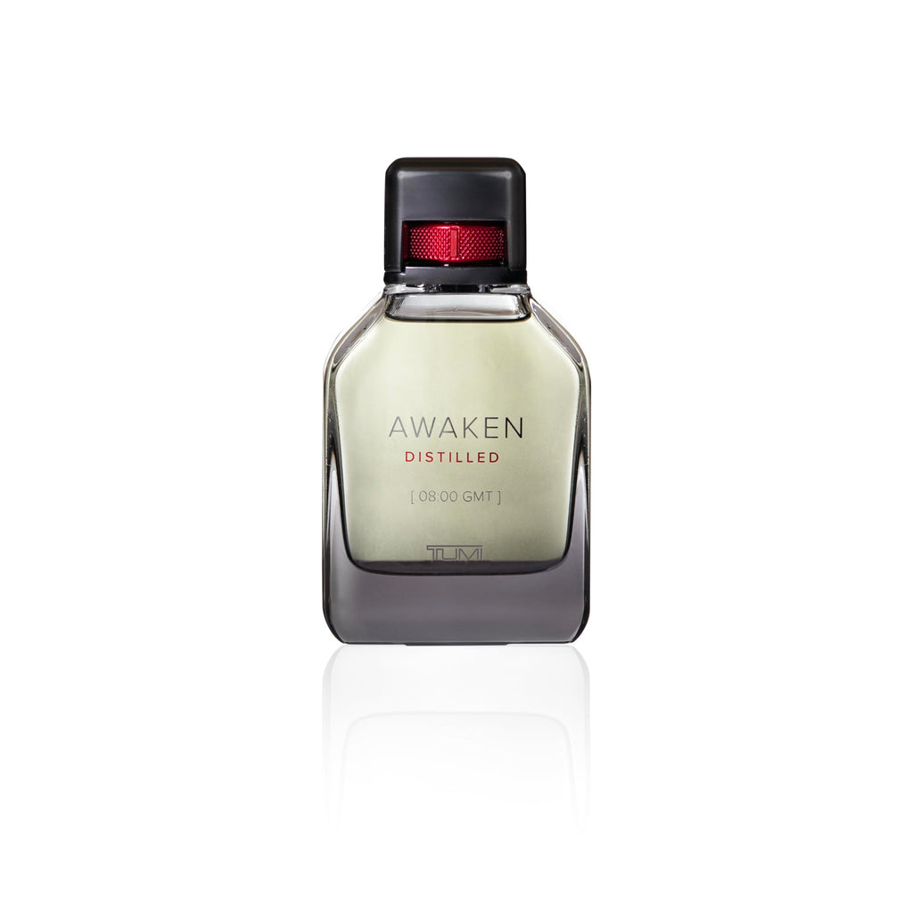 TUMI Awaken Distilled Extrait de Parfum for Men, Woody Cologne, 3.4 oz