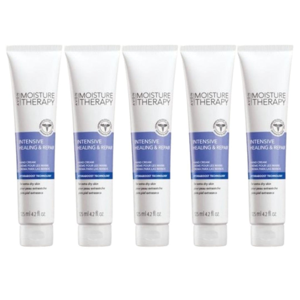 AVON Moisture Therapy Intensive Healing & Repair Hand Cream, 4.2 Fl Oz 5-Pack