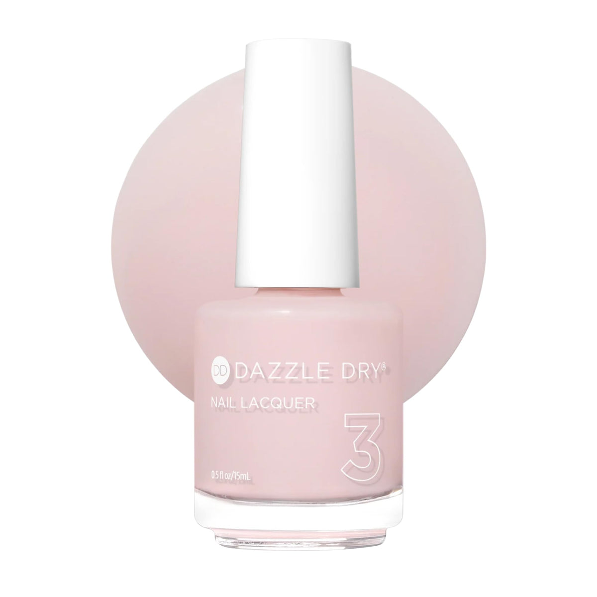 Dazzle Dry Nail Lacquer Step 3 – Mind Your Mani Nude Pink Sheer