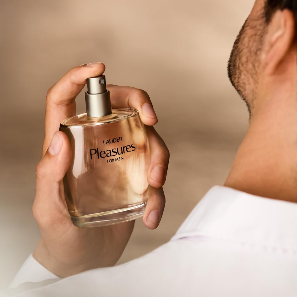 Estée Lauder Pleasures for Men Cologne Spray, 3.4 Fl Oz
