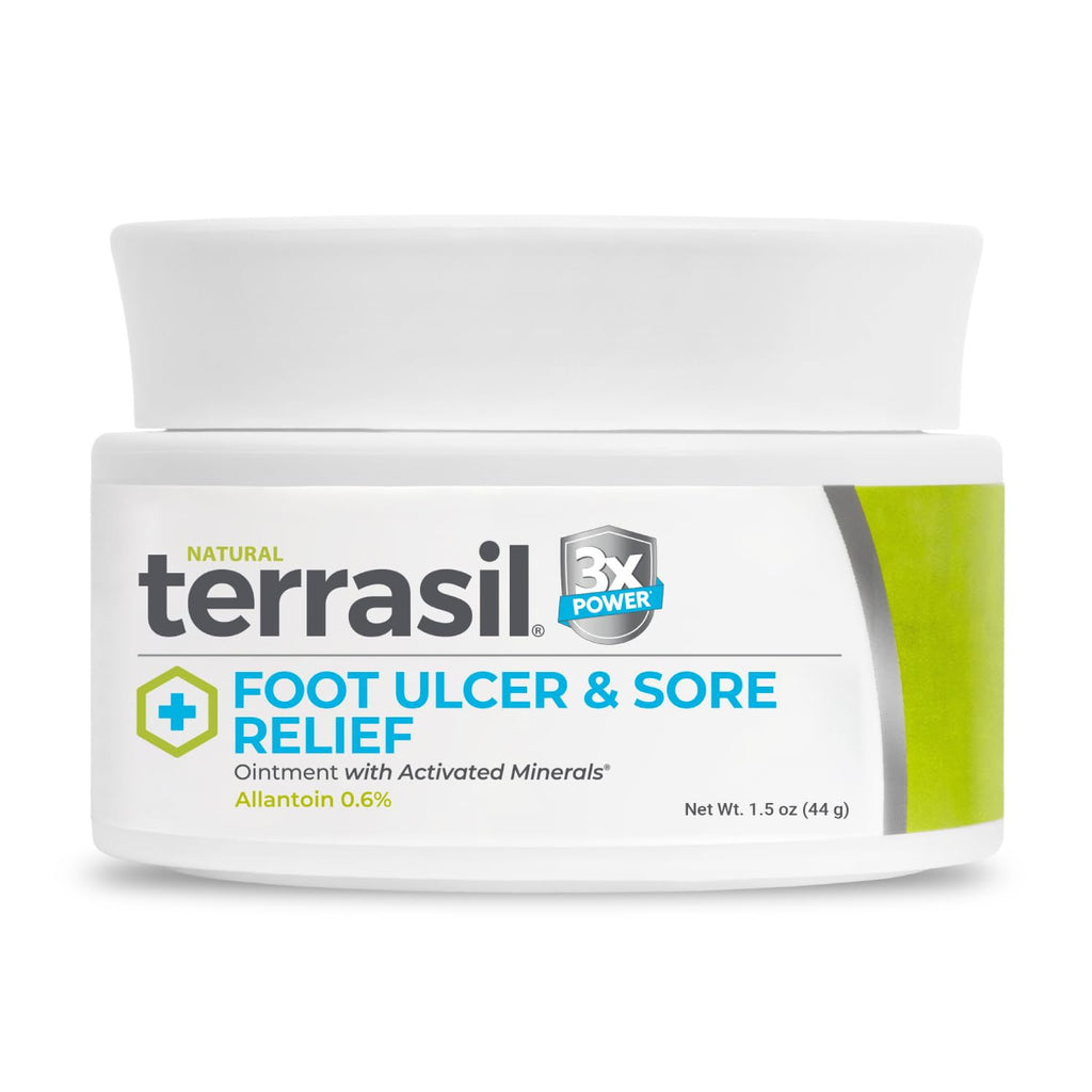 terrasil Foot Ulcer & Sore Relief Cream, Diabetic Foot Cream