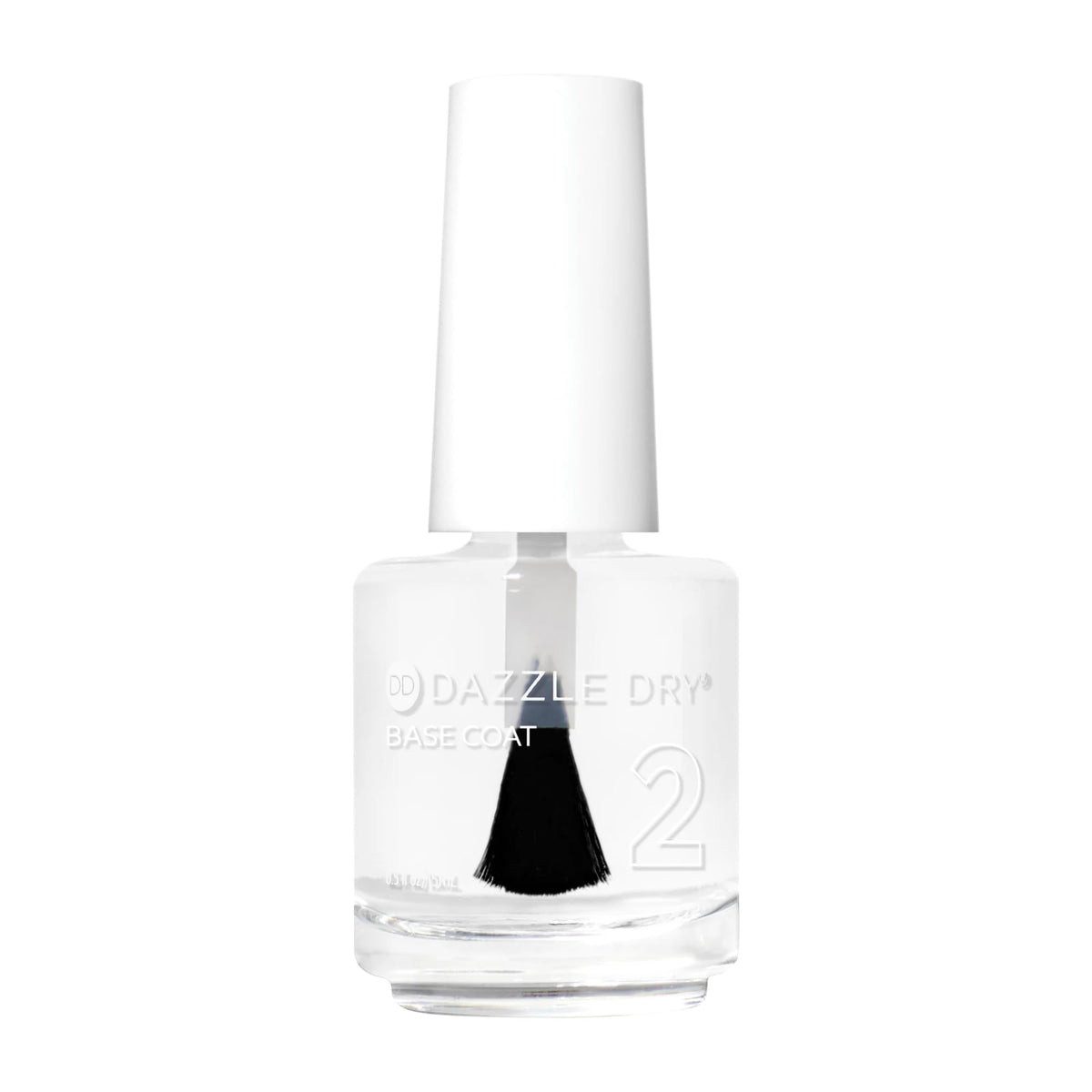 Dazzle Dry Base Coat Step 2 Clear Non-Toxic Nail Polish
