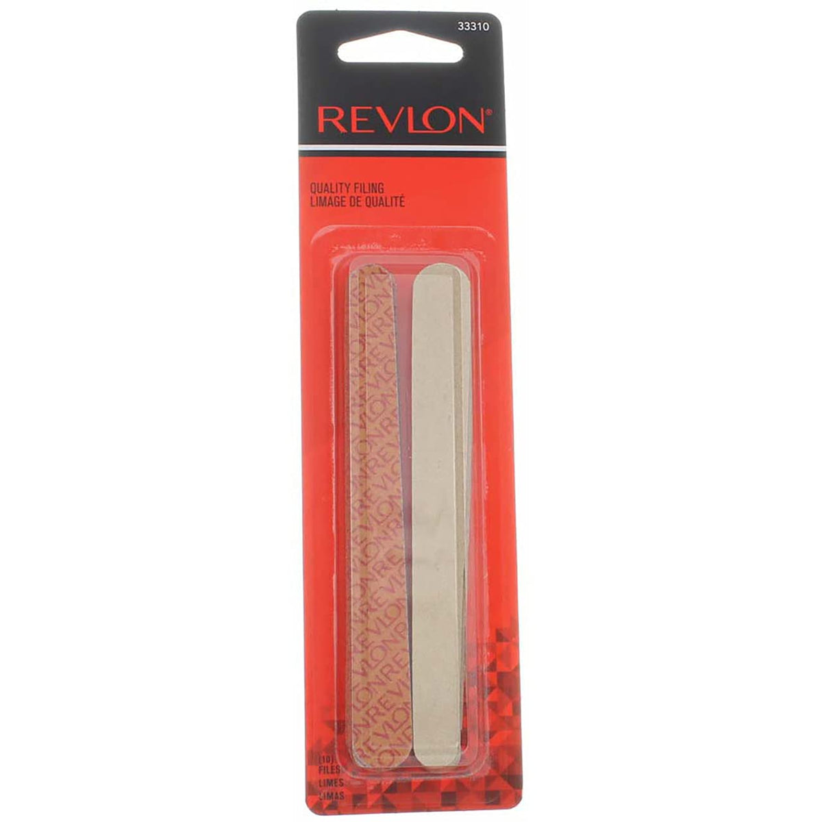 Revlon Compact Emery Boards, Coarse and Fine Nail Files, 10 Count Pack of 6