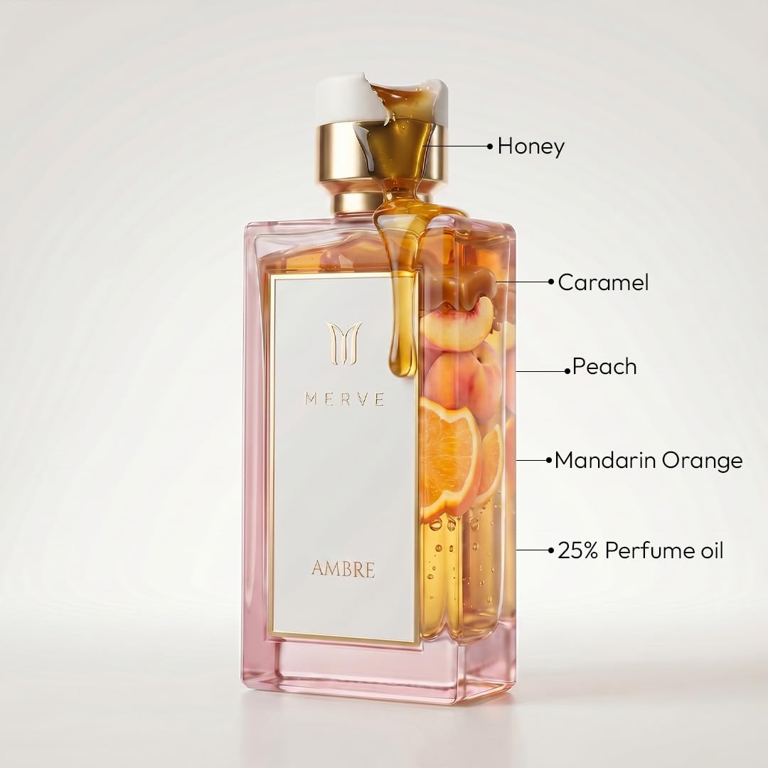 Merve Ambre Perfume for Women 3.4 Oz Eau de Parfum