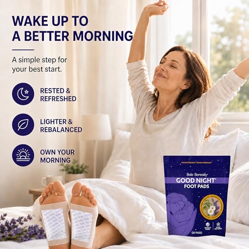 Sole Serenity Good Night Foot Pads with Magnesium and Lavender, 20 Pads