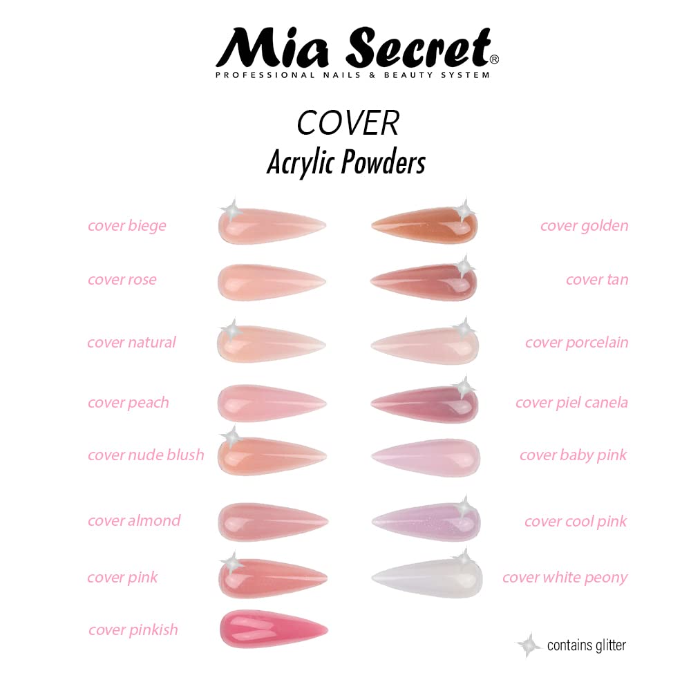 Mia Secret Cover Pinkish Acrylic Powder 4oz