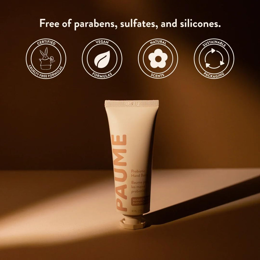PAUME Probiotic Hand Balm, Fast-Absorbing Moisturizer for Dry Hands