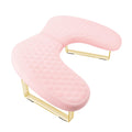Pink Nail Tech Hand Rest, Memory Foam Manicure Arm Rest Cushion