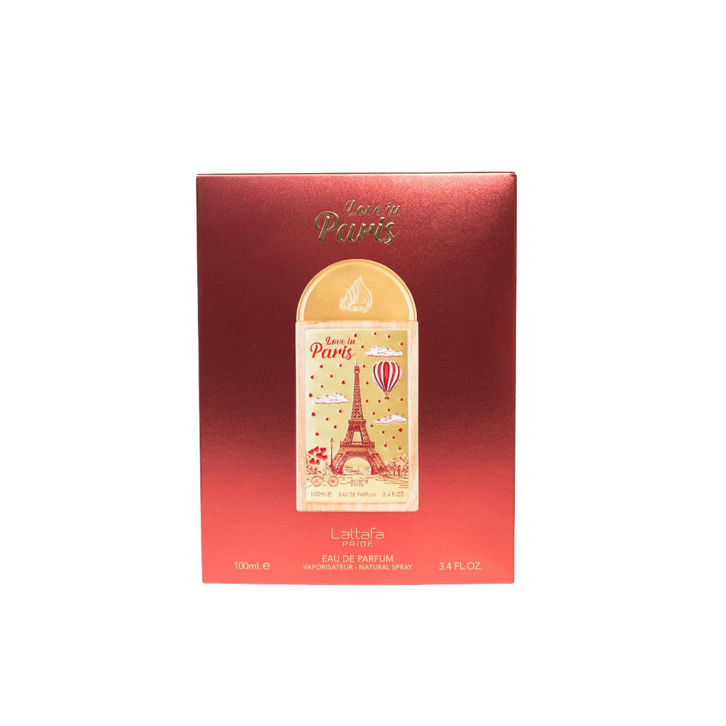 Lattafa Pride Love In Paris Eau De Parfum 100ML Unisex Gourmand Fragrance