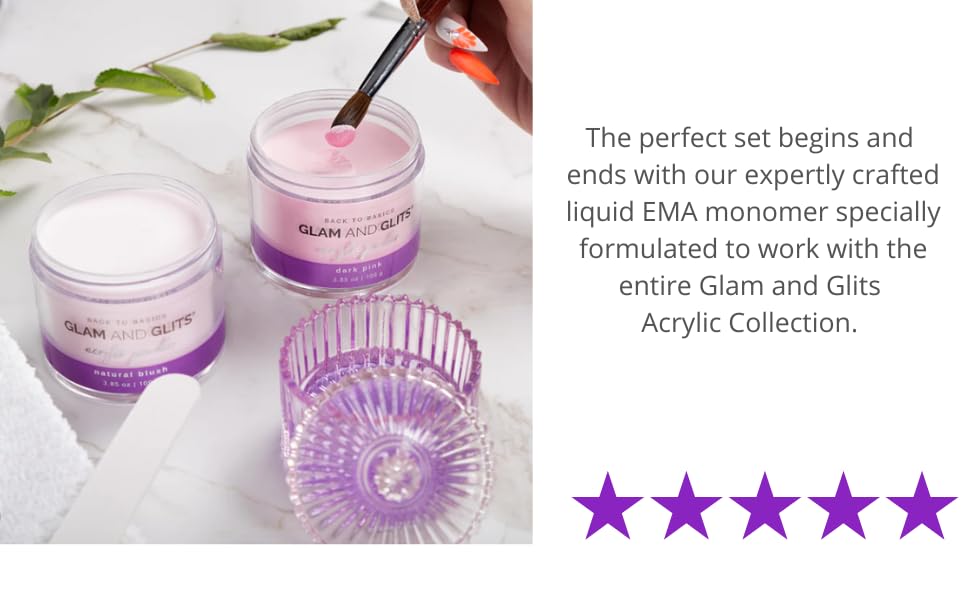 Glam and Glits EMA Liquid Monomer 16 fl oz
