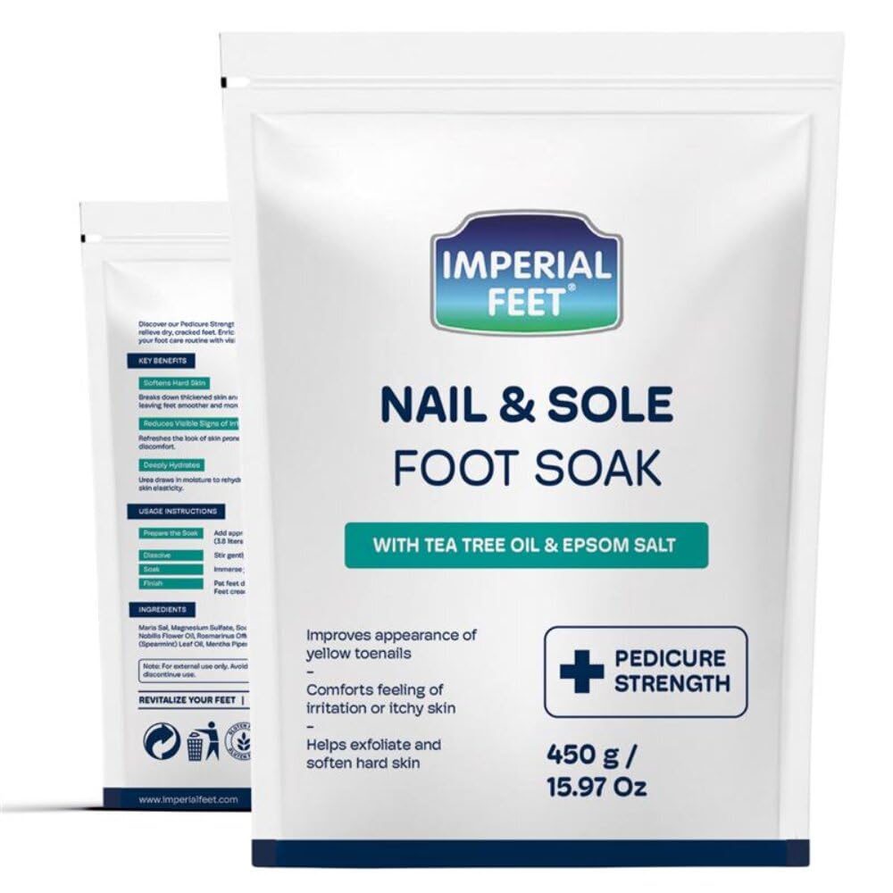 Imperial Feet Epsom Salt Foot Soak for Pedicure Foot Care