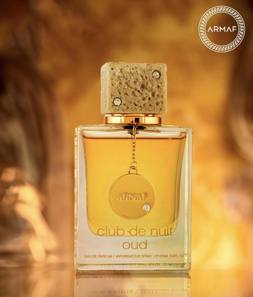 Armaf Club De Nuit Oud Eau de Parfum Spray for Unisex, 3.6 oz