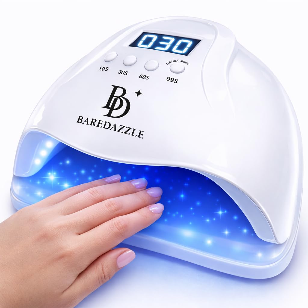 120W UV LED Nail Lamp for Gel Nails with 4 Timers and Auto Sensor