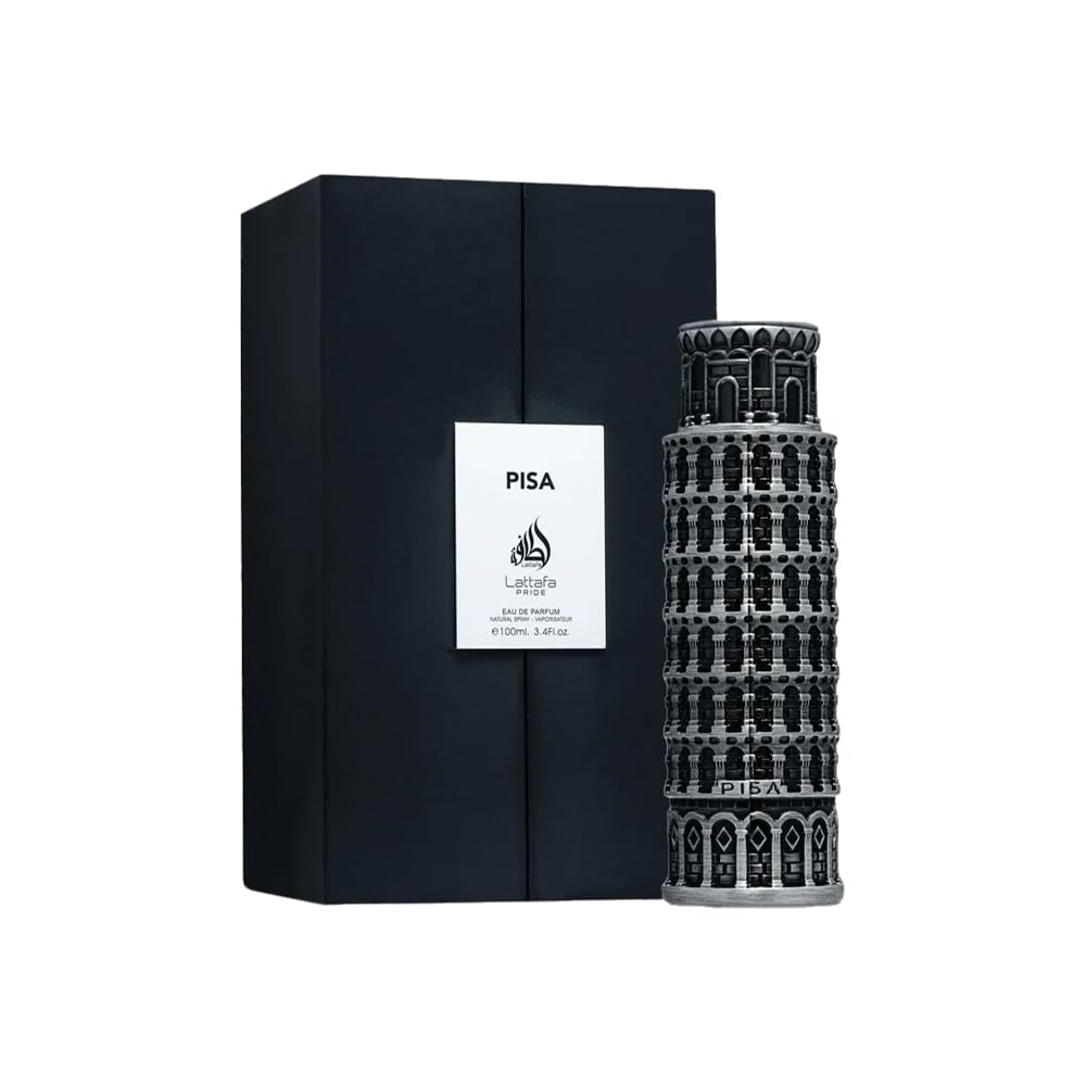 Lattafa Pride Pisa Eau de Parfum for Men, Citrus Woody Amber, 100 ml