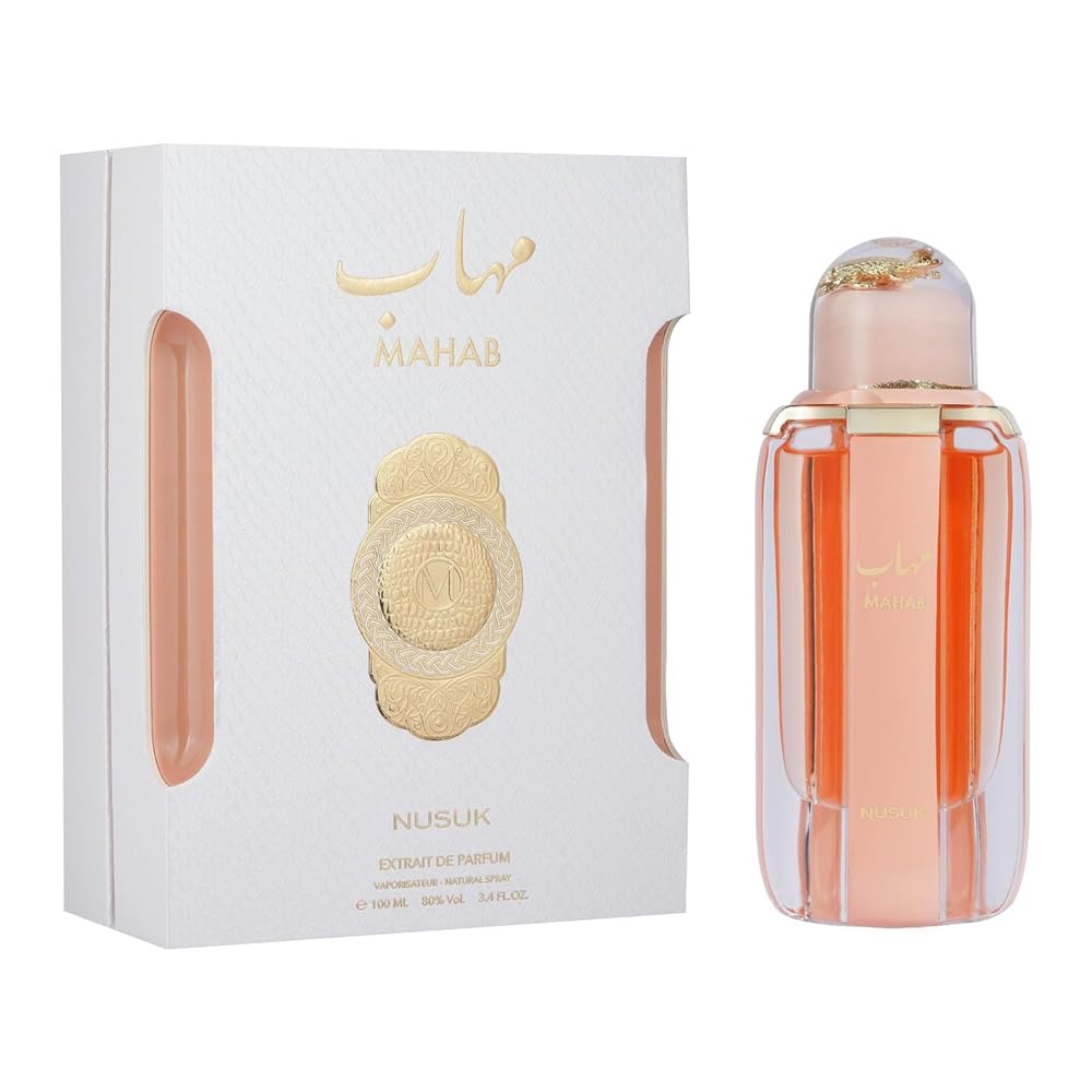 Nusuk Mahab Perfume for Men & Women, Oriental Floral Fragrance 100ml