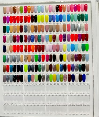 Acycoin2A Extra Large Acrylic Nail Polish Display Book with 528 Slots