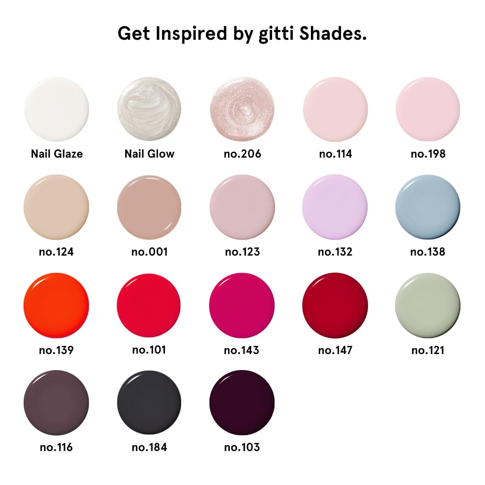 gitti Plant-Based Nail Polish with Glossy Finish