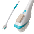 Miracle Foot Brush with Long Handle, Pumice Stone and Shower Grip
