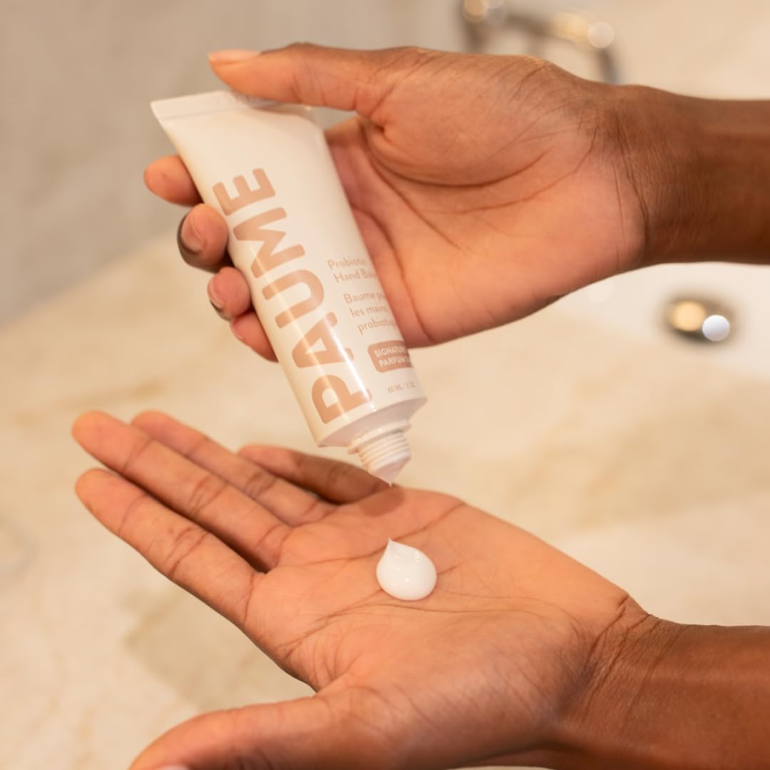 PAUME Probiotic Hand Balm, Fast-Absorbing Moisturizer for Dry Hands