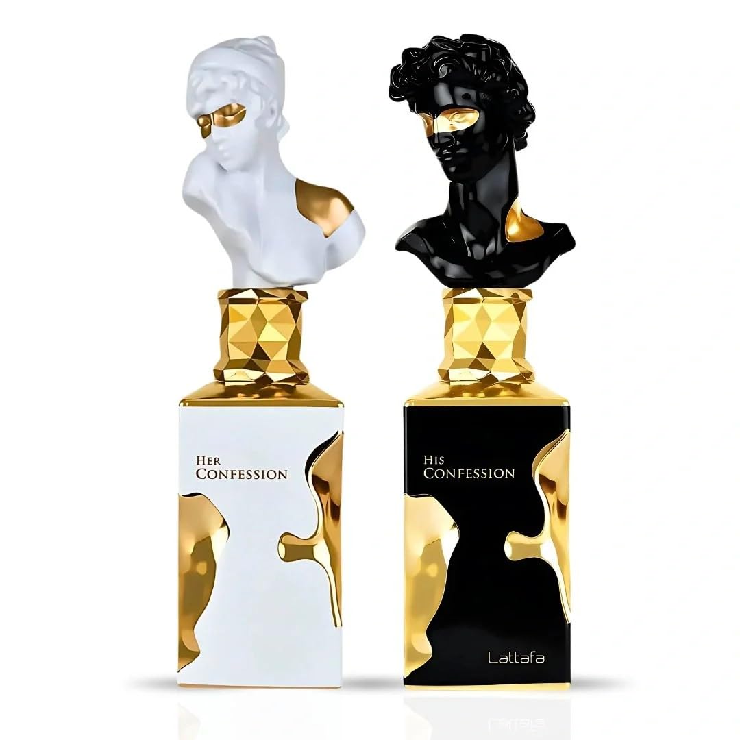 Lattafa His Confession & Her Confession Eau de Parfum Set, 2 x 100ml