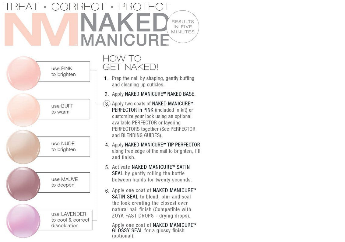 ZOYA Women's Naked Manicure Starter Kit, 0.5 fl. oz.