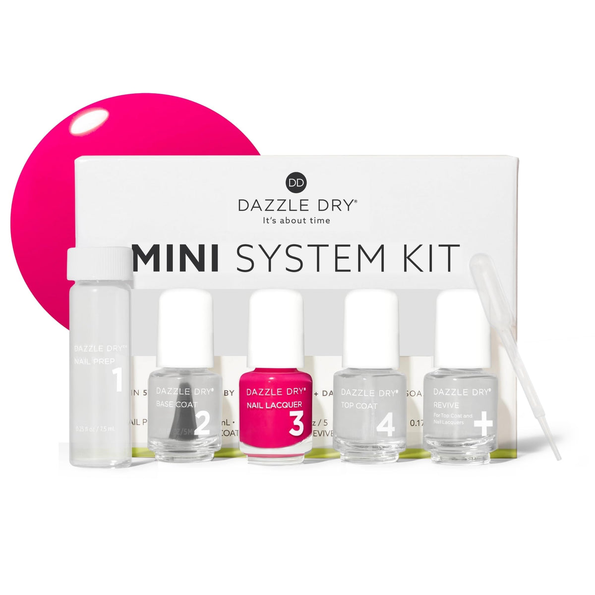 Dazzle Dry Mini Nail Kit – Heart of Fire 4-Step Nail System