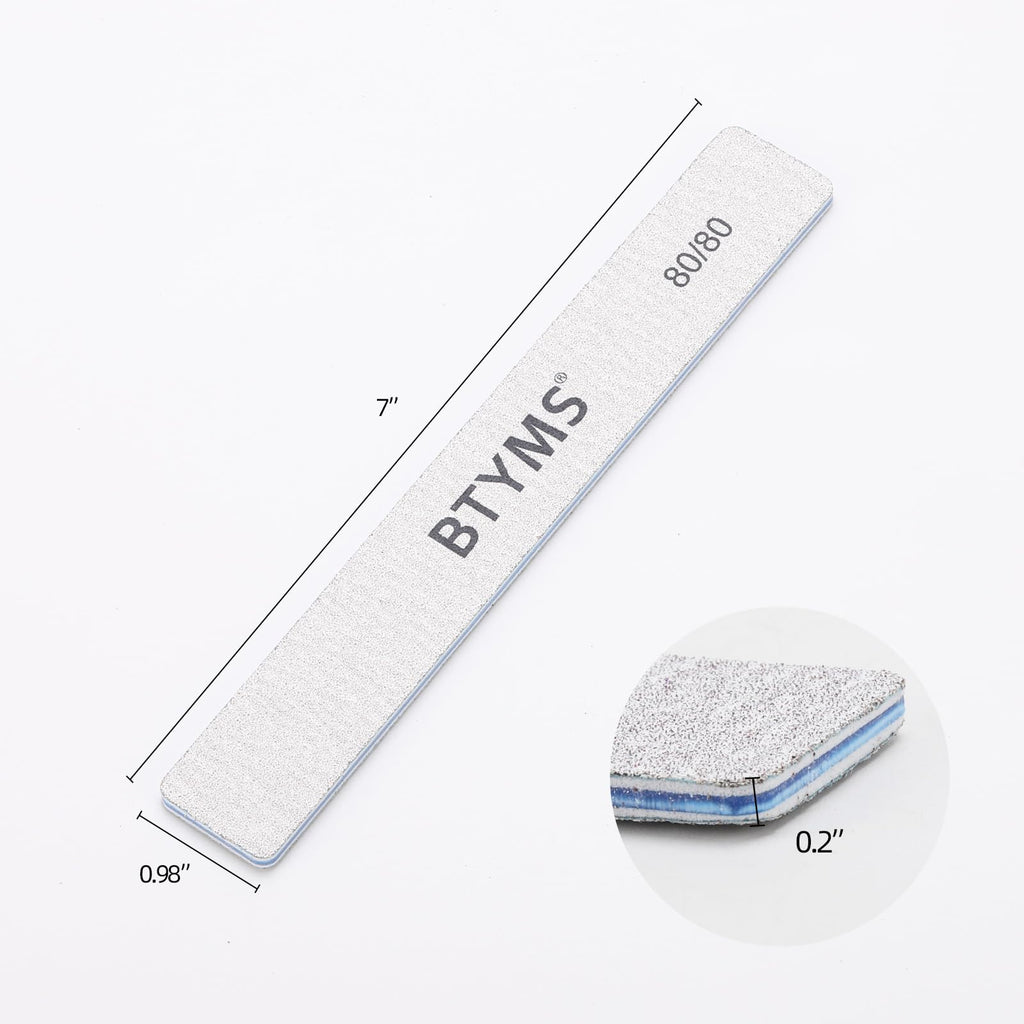 Reusable Double-Sided Emery Nail Files for Manicure and Nail Care