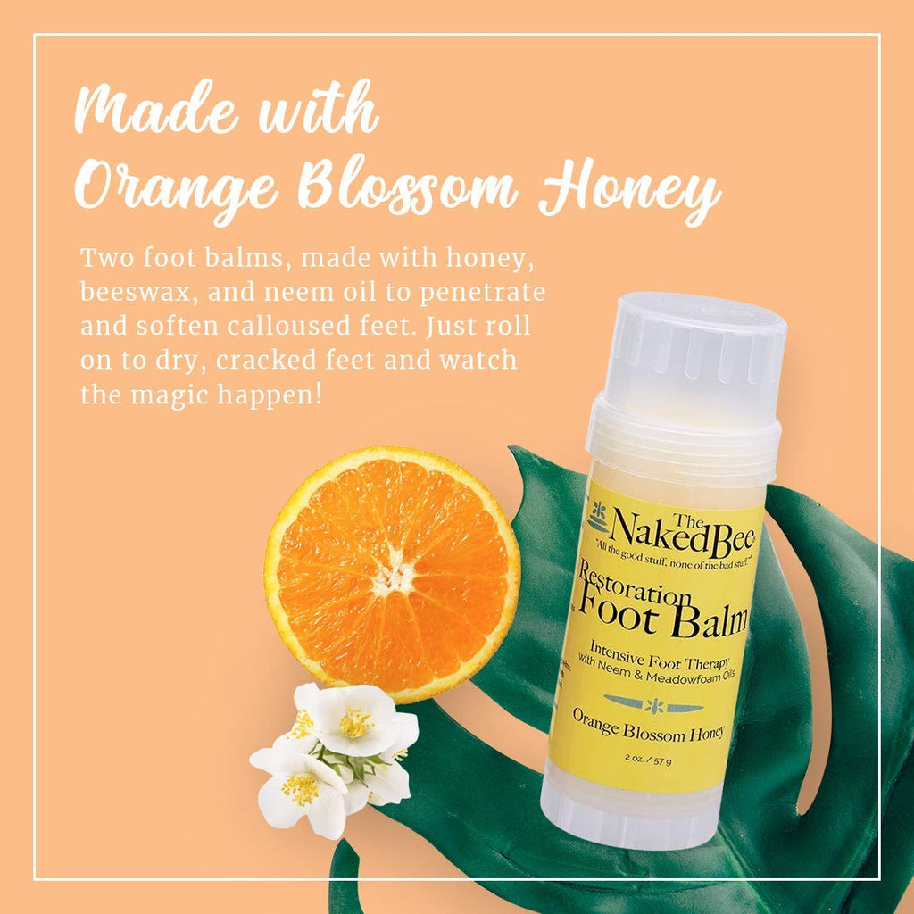 The Naked Bee Orange Blossom Honey Restoration Foot Balm