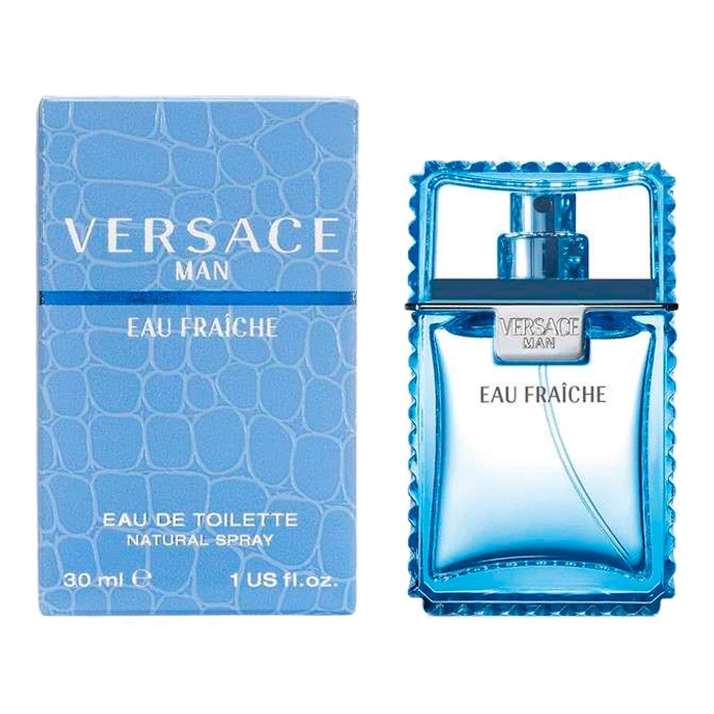 Versace Man Eau Fraiche For Men Eau de Toilette Spray, 1 Fl Oz