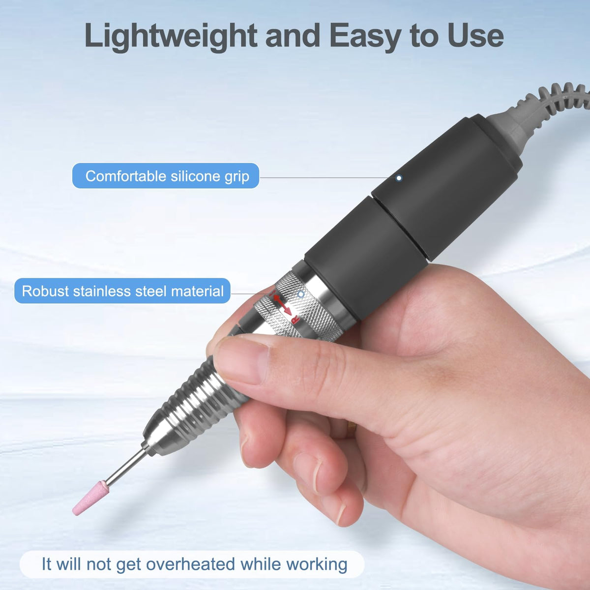 HoMove Nail Drill Handpiece Replacement for UP200, 35,000 RPM
