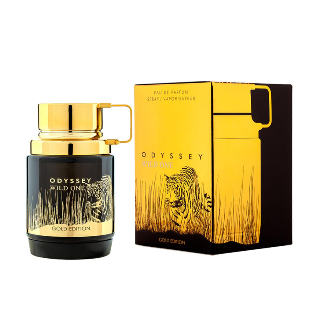 Armaf Odyssey Wild One Gold Edition Eau de Parfum Spray for Men, 3.4 oz