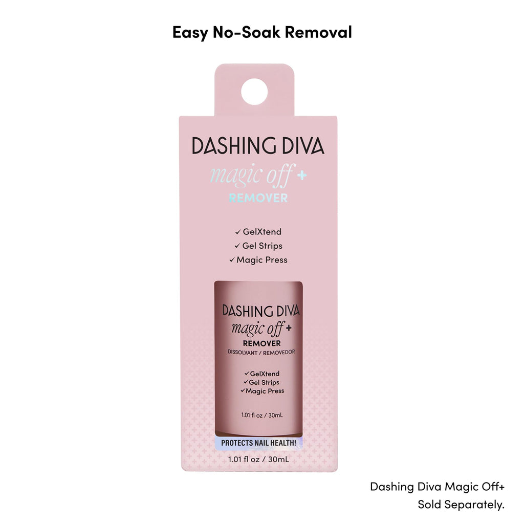 Dashing Diva Gloss Gel Nail Strips Kit - 110 Wraps, UV-Free
