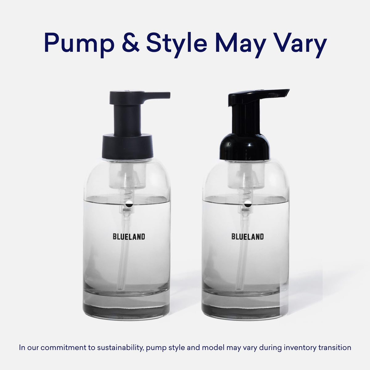 BLUELAND Foaming Hand Soap Set with Plastic-Free Refill Tablets