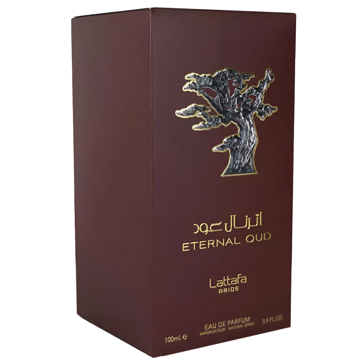 Lattafa Eternal Oud Eau De Parfum Spray, 3.4 Ounce, Unisex