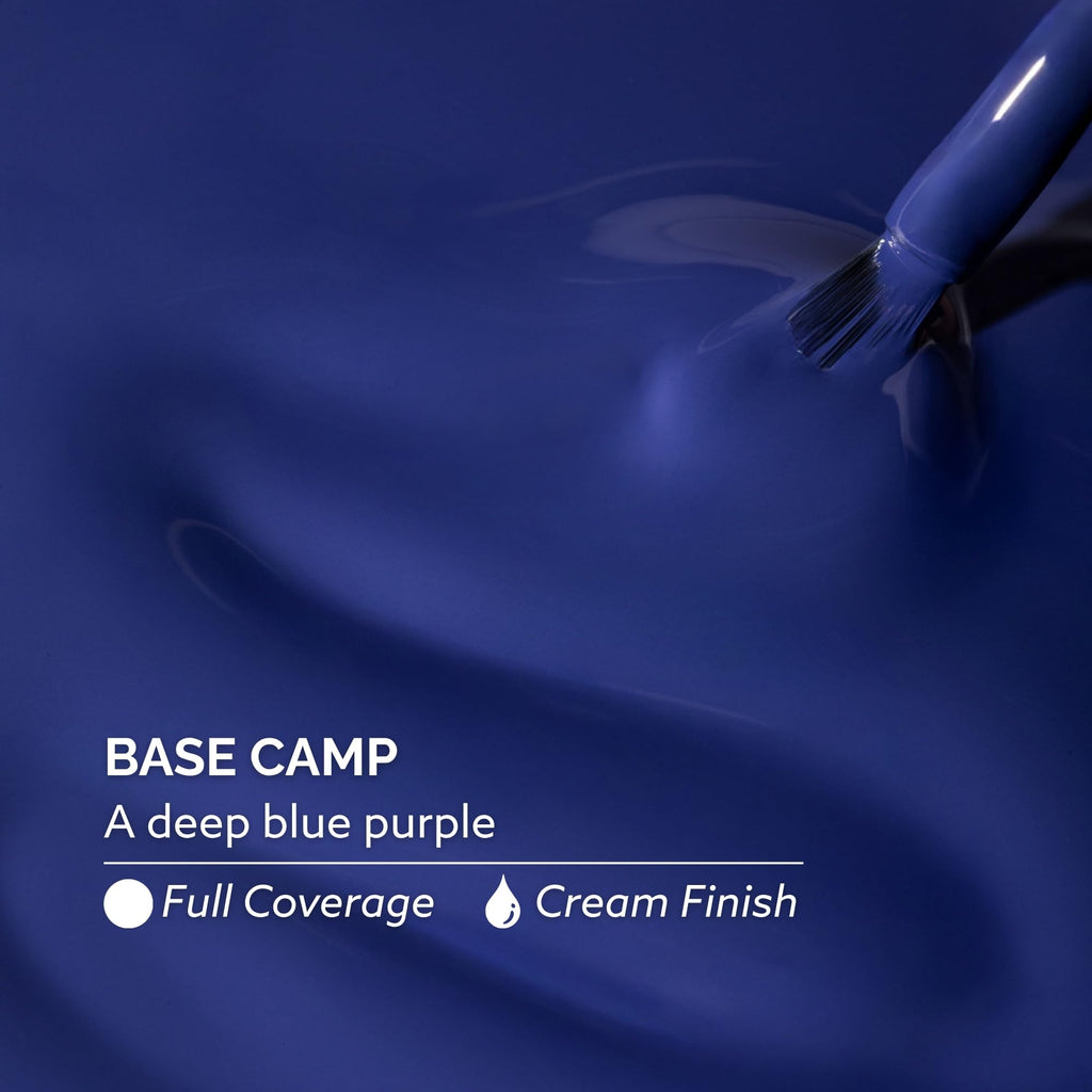 Dazzle Dry Nail Lacquer Step 3 Base Camp Deep Blue Purple 0.5 fl oz