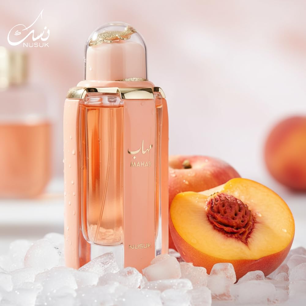 Nusuk Mahab Perfume for Men & Women, Oriental Floral Fragrance 100ml
