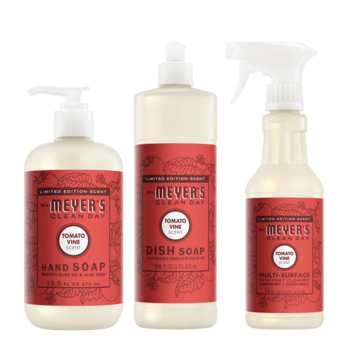 Mrs. Meyer's Clean Day 3-Piece Liquid Cleaning Set