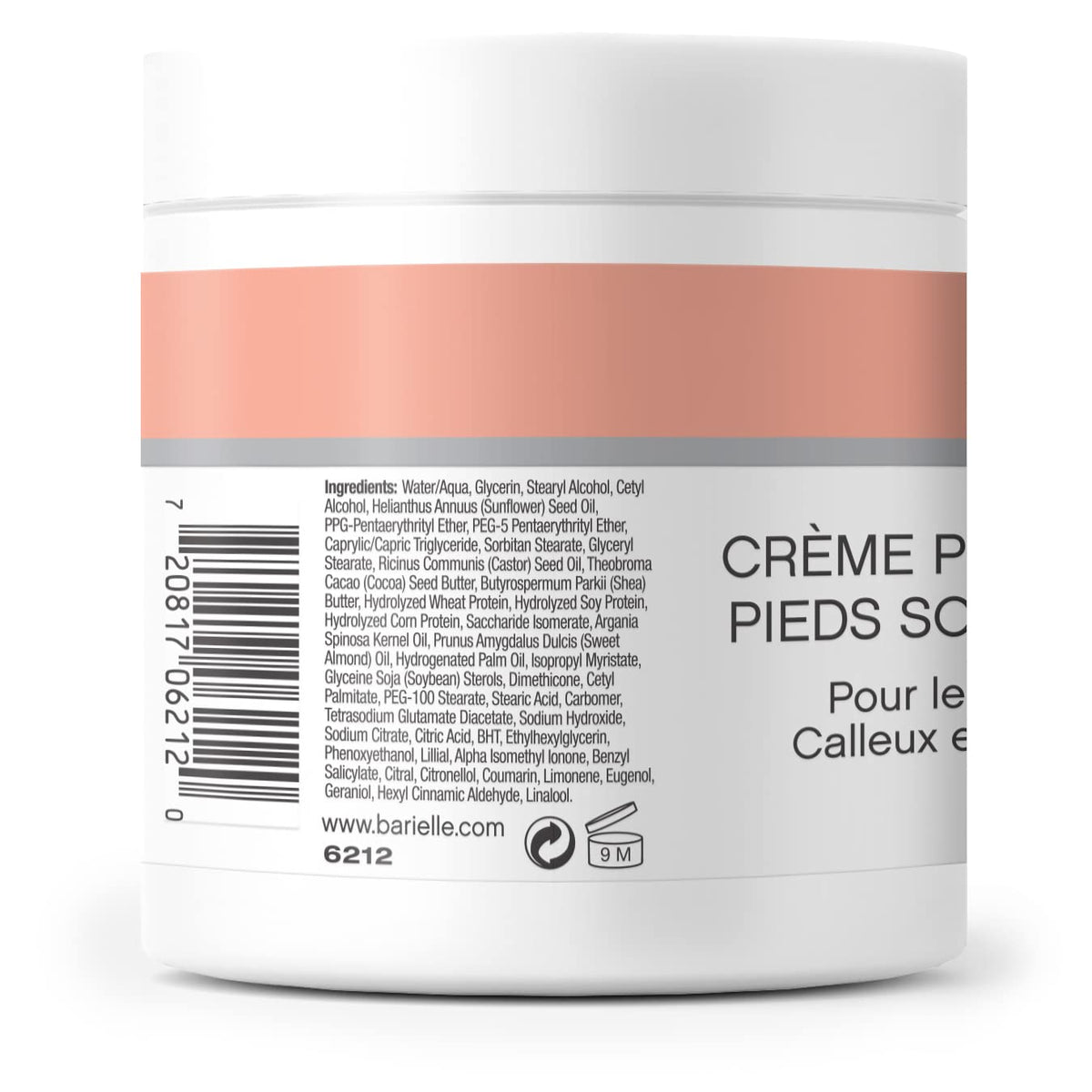 BARIELLE Total Foot Care Cream 12 oz. for Dry, Cracked Feet
