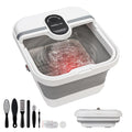 Collapsible Foot Spa Massager with Heat, Bubbles and Massage Rollers