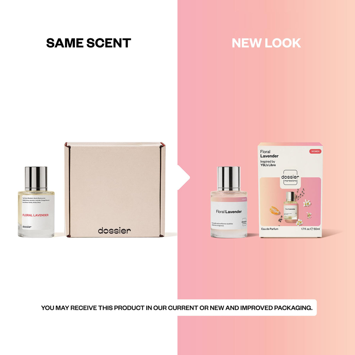 Dossier Floral Lavender Eau de Parfum for Women, Inspired by Libre