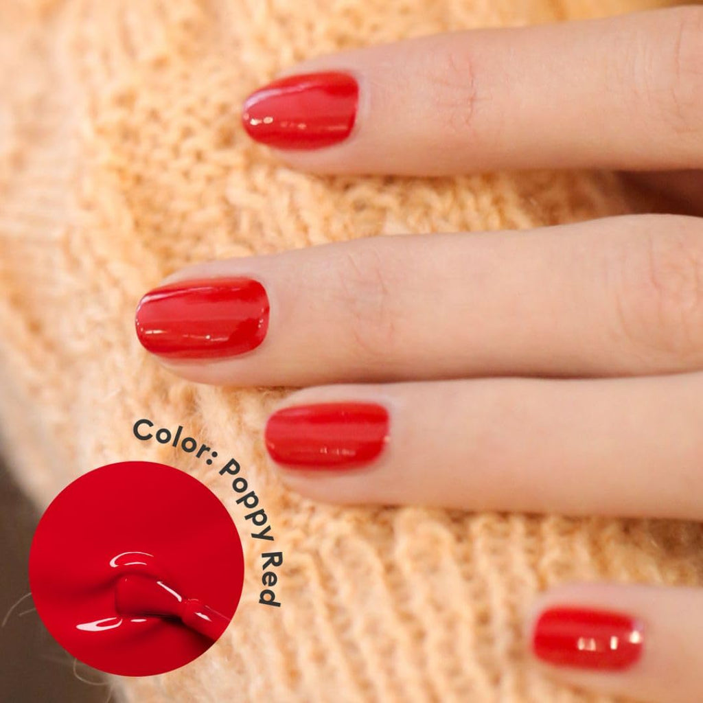 Manucurist Green System Poppy Red Nail Polish Manicure Kit