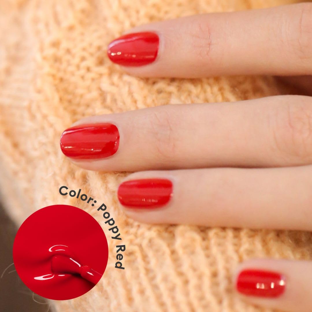 Manucurist Green System Poppy Red Nail Polish Manicure Kit
