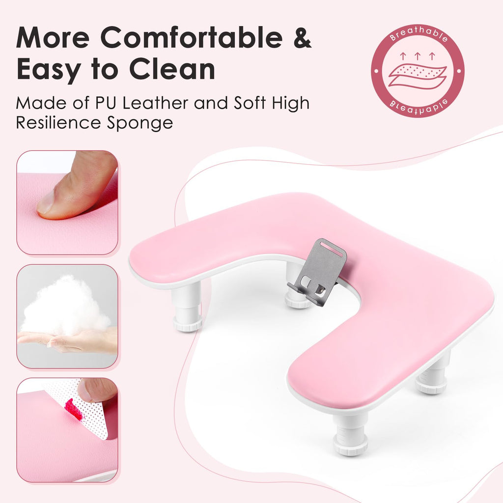 LIONVISON Adjustable Nail Tech Arm Rest Stand