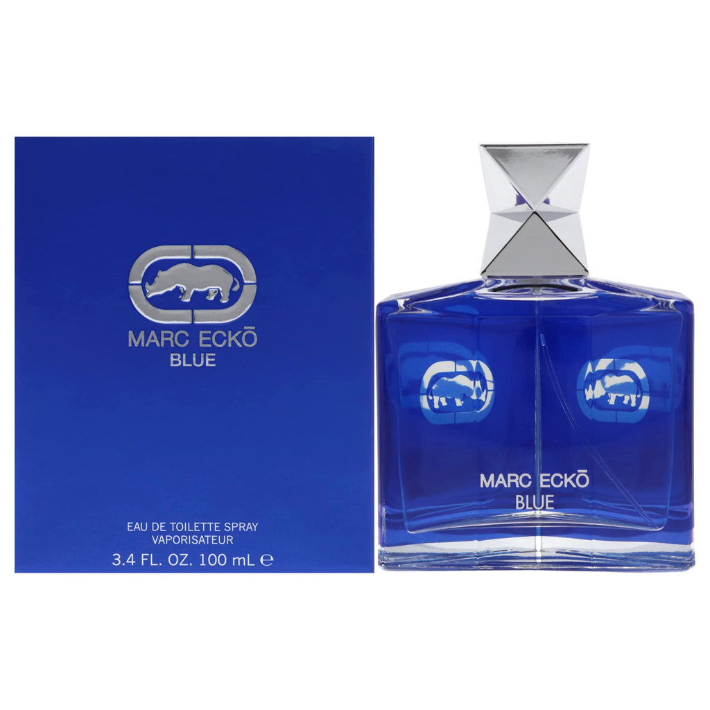 Marc Ecko Blue Eau de Toilette for Men, 3.4 fl oz Spray